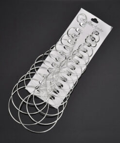 Exquisite Steampunk Round Small To Big Hoop Earrings For Women