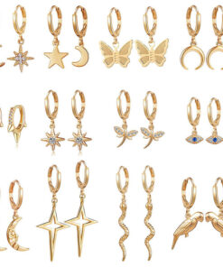 AD Gold Plated Jewellery Earrings For Women